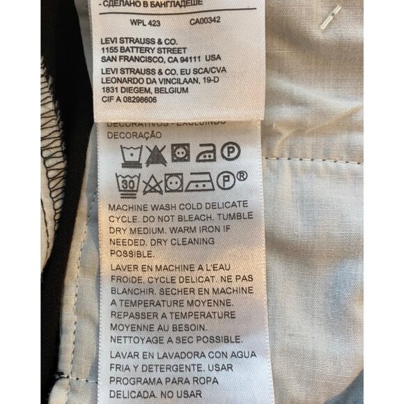 Dockers Men's Classic Fit Pants All Motion Comfort Waistband 34x34 Black NEW NWT - Picture 6 of 14